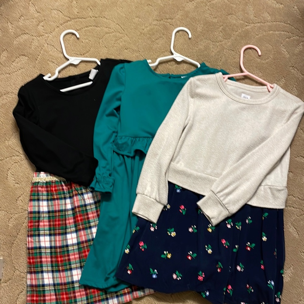 Girls 4T fall dress bundle